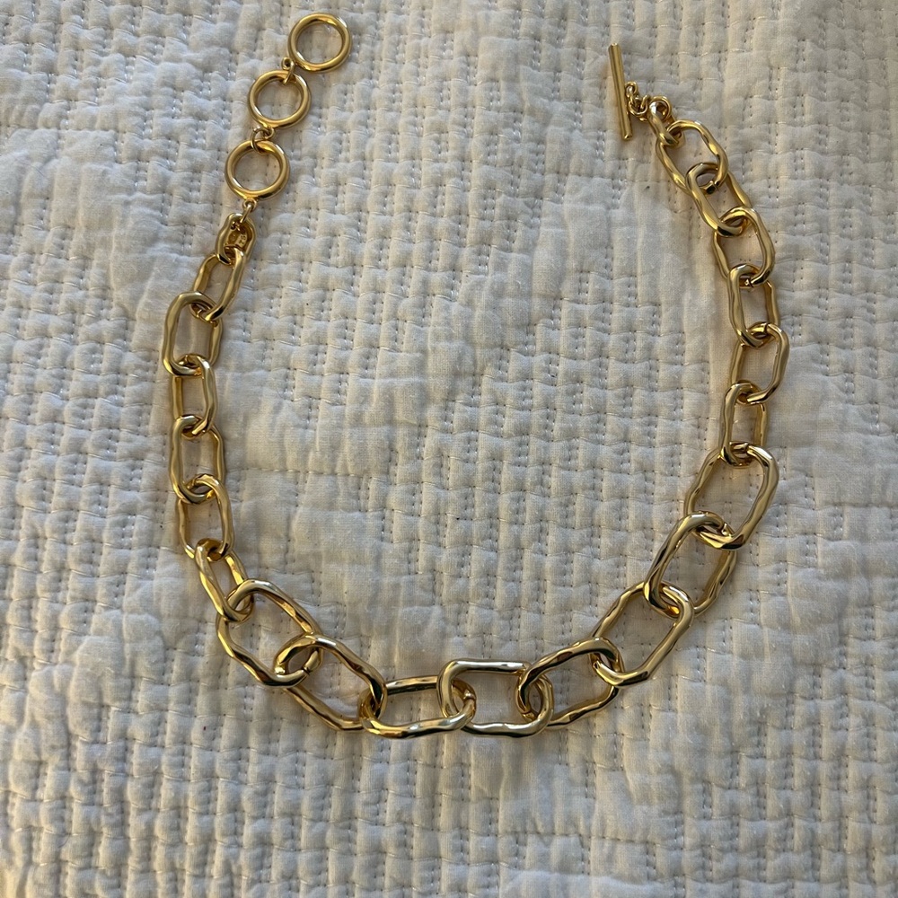 Talbots Elegant Gold Chain Necklace